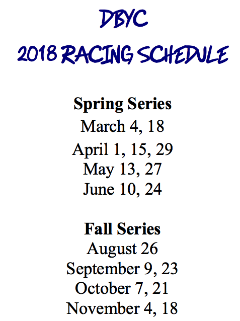 2018 Race Schedule 2018 Race Schedule